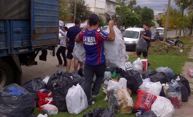 Peña Sanlorencista de Campana a toda solidaridad