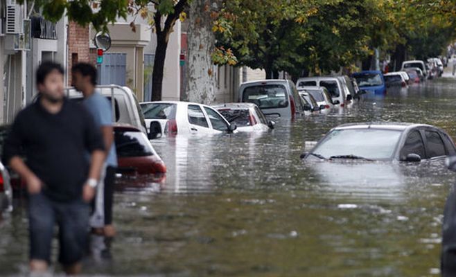 Inundaciones en La Plata