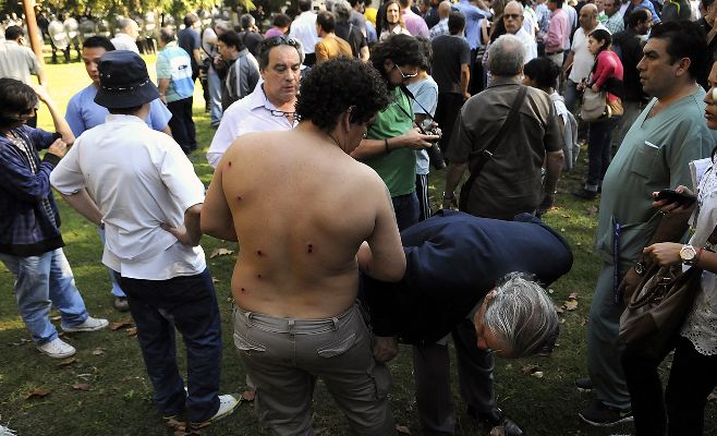 "La Policía Metropolitana se afirma sobre su naturaleza represiva"
