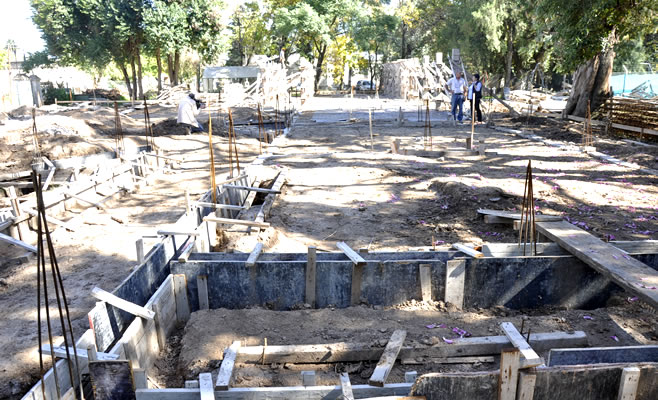 Funcionarios Municipales comprobaron el avance de obra del Jardín de Infantes N° 901