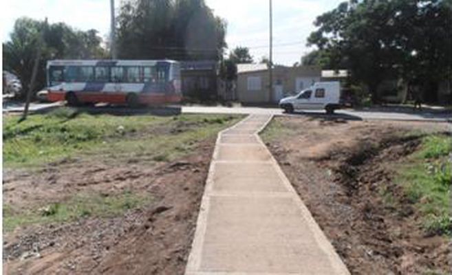Finalizó la obra de acondicionamiento del puente que une los barrios Saavedra, Bosch, Villa Eugenia y Sta. Lucia