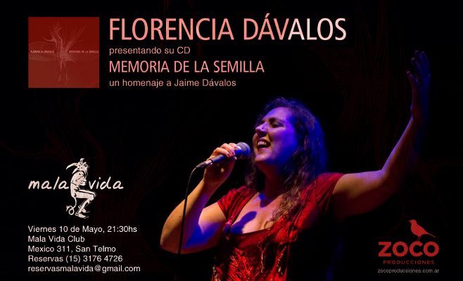 Florencia Dávalos presenta "Memoria de la Semilla"