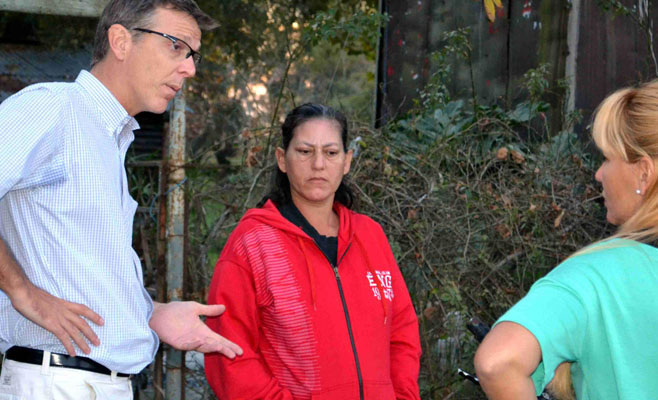Vecinos de Canal Irigoyen denunciaron estar abandonados por el municipio