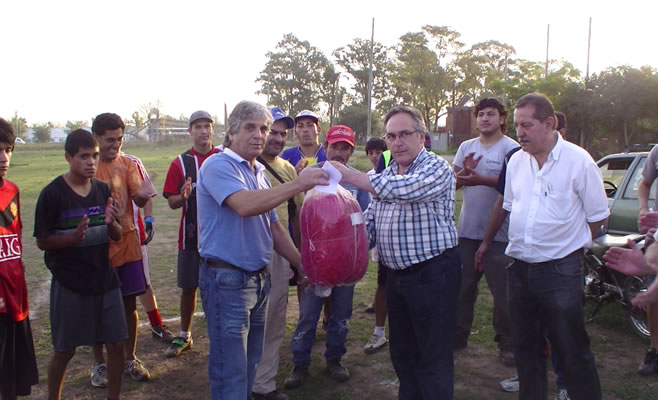 Donación al Club Atlético Barrio Lubo