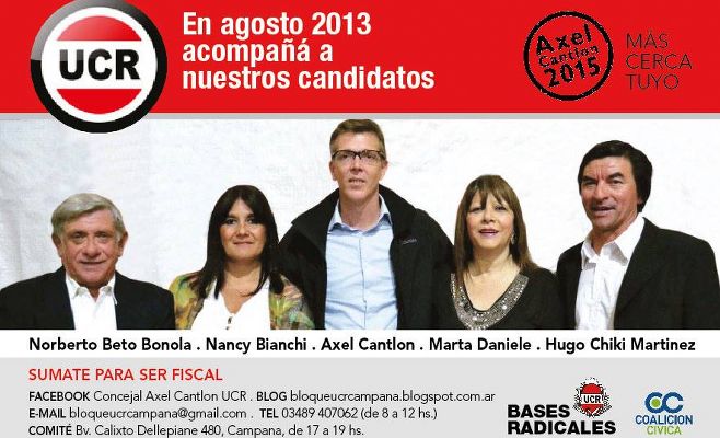 Candidatos UCR Coalición