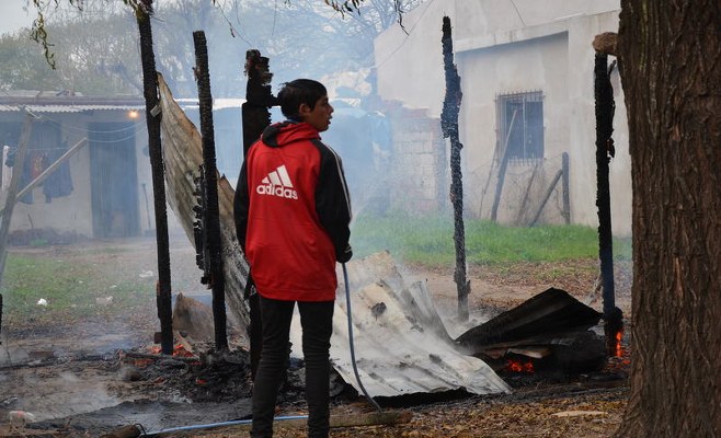 Incendio 9 de Julio  