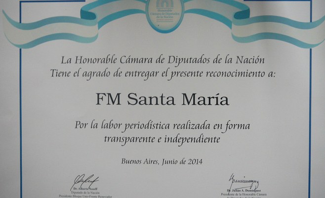  FM Santa María