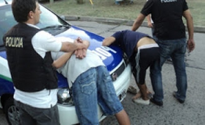 Motochorros detenidos