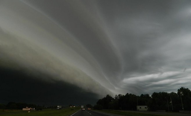 Tormenta en Zárate