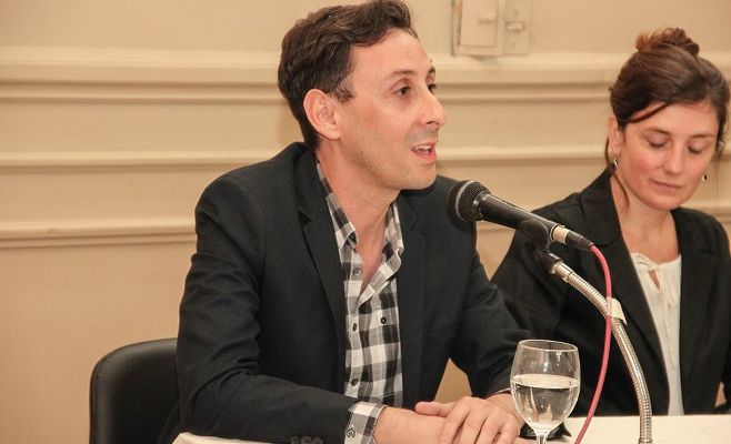 El Secretario de Cultura y Educación, Lic. Mauro Di María