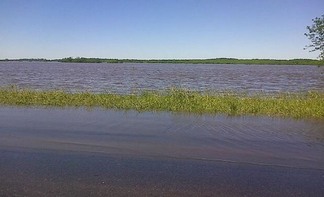 Ruta 9 Desborde Rio Areco 3