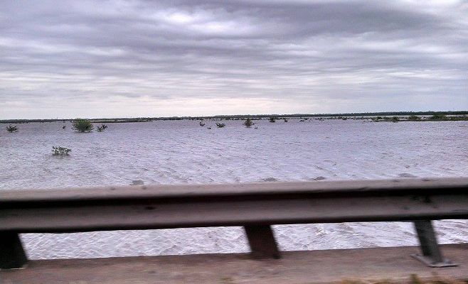 Río Luján inundación