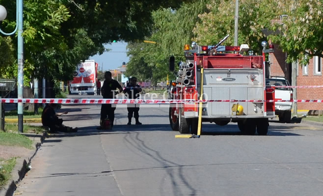 Bomberos Fuga de Gas
