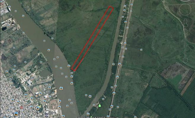 Pista de Remo . Zarate 2017 - 2200 mts x 105 mts