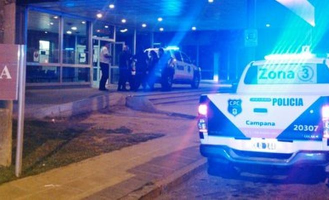 Hospital Campana guardia policía