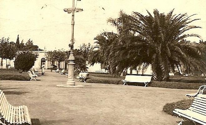 LA PLZárate PLAZA MITRE HACIA 1900.