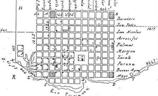 Zárate PLANO DE 1855