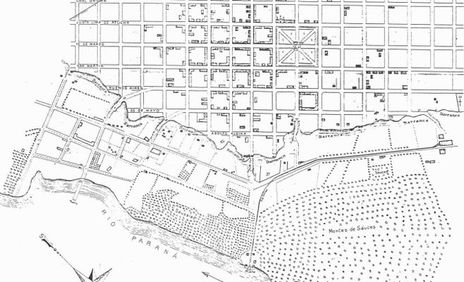 Zárate PLANO DE 1880