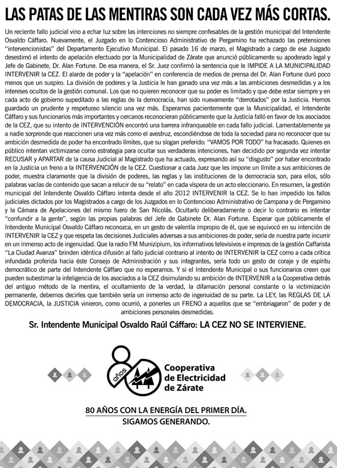 Solicitada CEZ