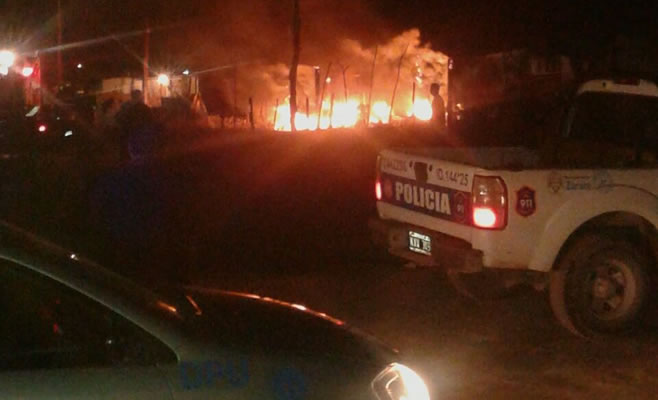 Incendio Falucho y calle 20