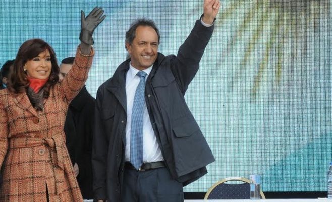 Cristina y Scioli