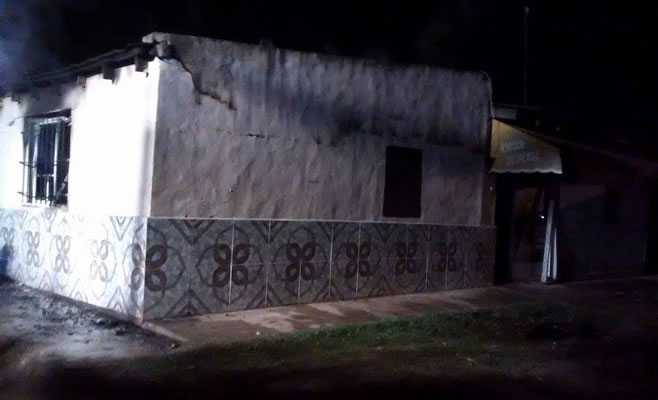 Incendio Vivienda 6 de Agosto