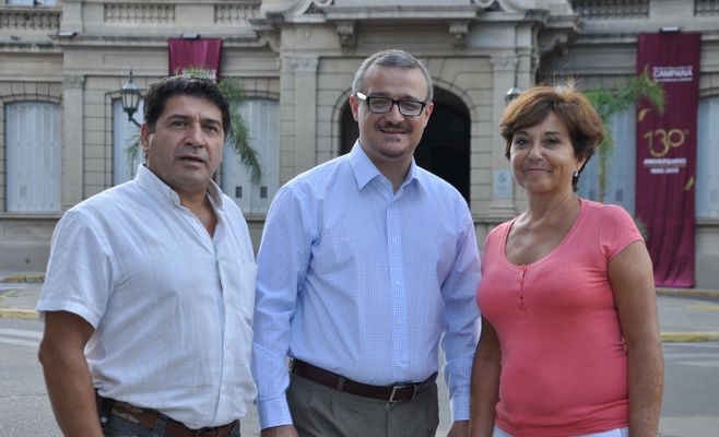 Los Dres. Miguel Rossini y Mercedes Izurieta