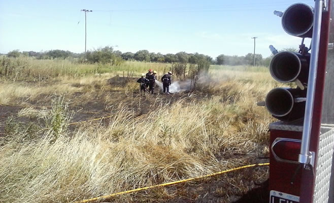 Incendio Pastizales Bomberos