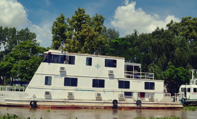 El catamarán sanitario