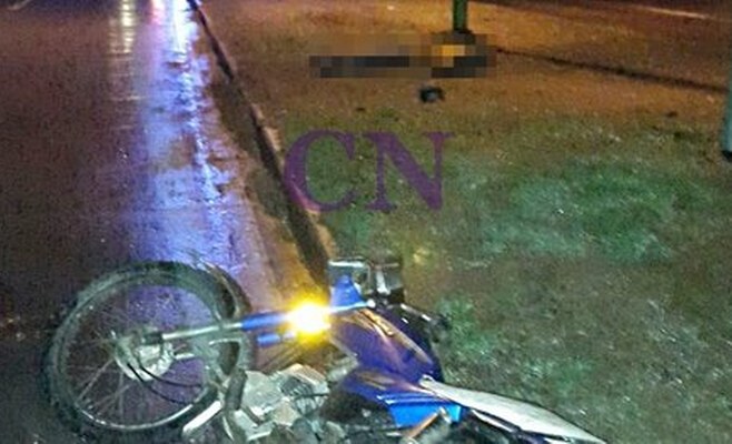 Motociclista ruta 6