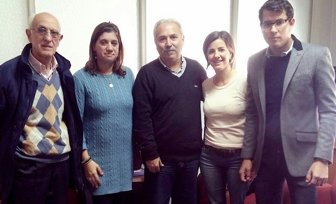 Sandra Gotelli, Marina Sánchez y Martín Deppeler 