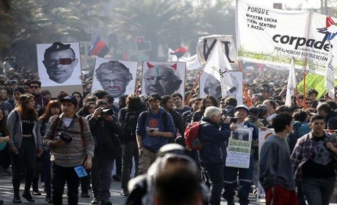 Marcha estudiantes Chile