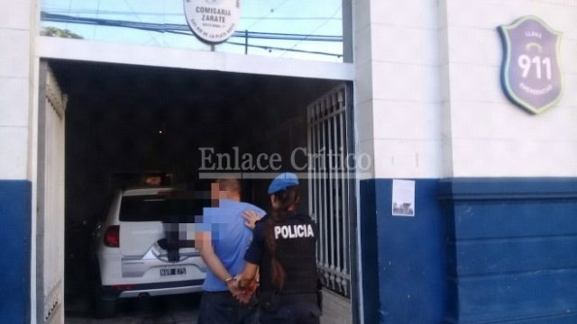 Quiso asaltar a una comerciante en pleno centro zarateño, lo detuvo Policía Local