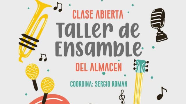 Clase abierta del taller de ensamble del Almacén Cultural de Zárate