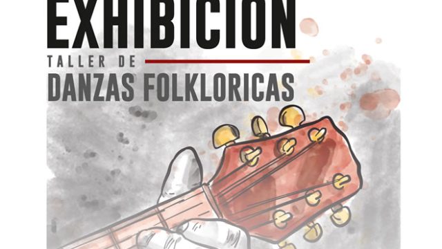 Exhibición de danza folklórica en el Almacén Cultural de Zárate