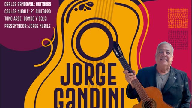 Jorge Gandini le canta a la ciudad, en el Almacén Cultural de Zárate
