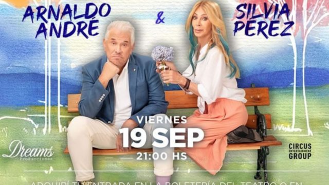 Arnaldo André y Silvia Pérez presentarán “No me olvides” en el Pedro Barbero de Campana