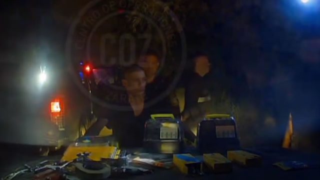 El COZ interceptó a malviviente y recuperó una gran cantidad de herramientas robadas