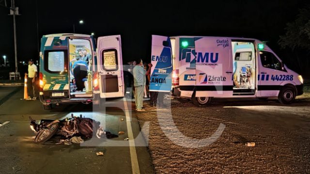 Choque en Av. Antártida Argentina