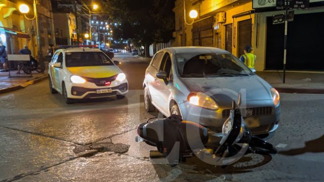 Choque en el centro de Zárate