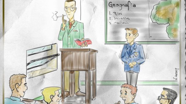 LA LECCION DEL PROFE DE GEOGRAFIA por Diego Paolinelli