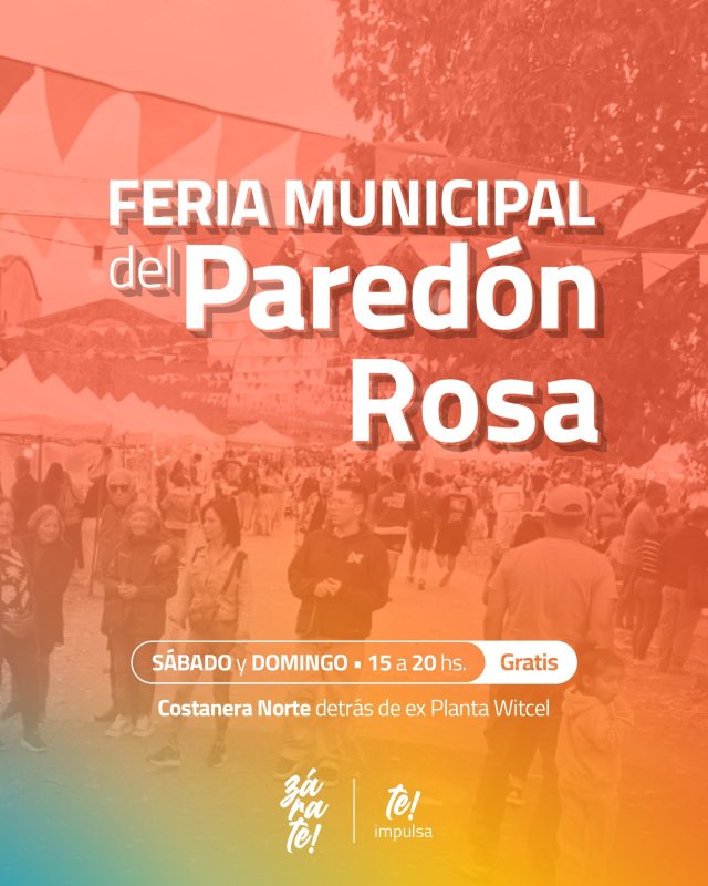 Feria municipal del Paredón Rosa en Zárate