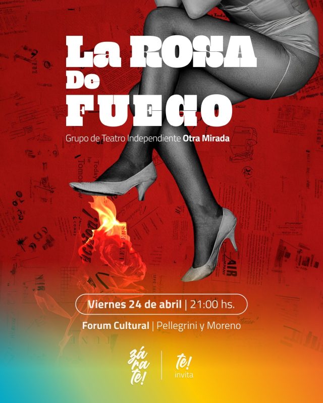 Obra La Rosa de Fuego en el Forum Cultural de Zárate