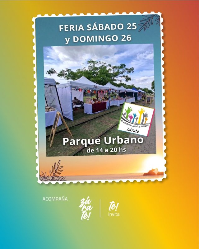 Feria de emprendedores en el Parque Urbano de Zárate