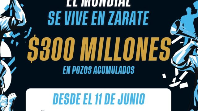 El Mundial se vive en Zárate: Bingo Oasis presenta su Fan Zone con sorteos en vivo y más de $300 millones en pozos acumulados
