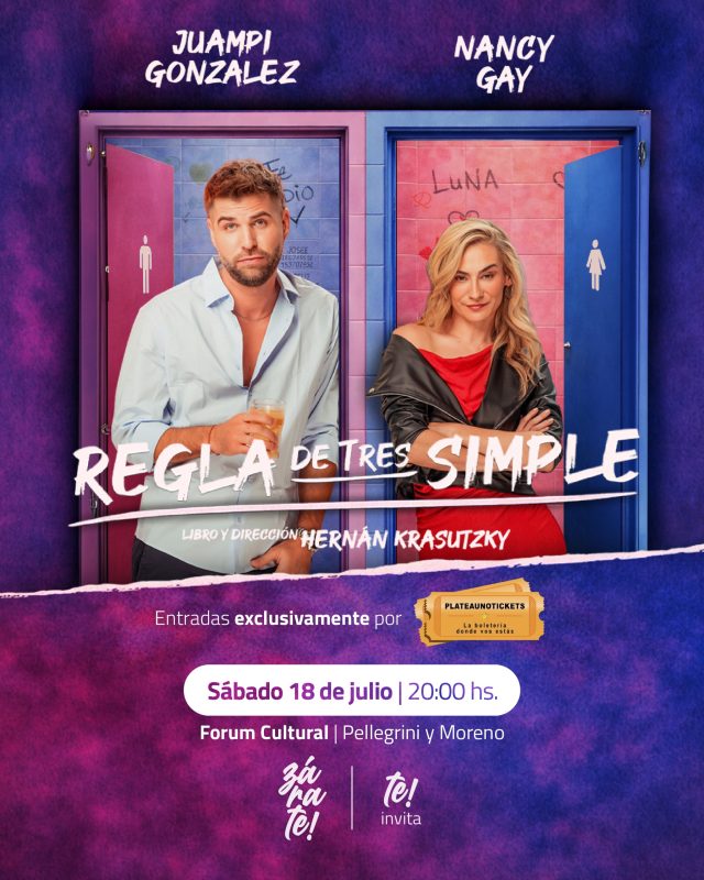 Obra Regla de Tres Simple en el Forum Cultural de Zárate