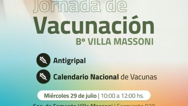 El Municipio realizará nuevas jornadas de vacunación gratuita en Zárate