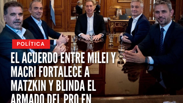 El acuerdo entre Milei y Macri fortalece a Matzkin y blinda el armado del PRO en Zárate