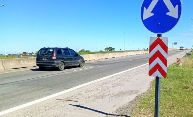 Autopista Rosario-Buenos Aires a la altura de Zárate