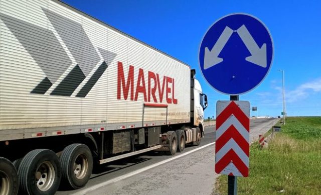Autopista Rosario-Buenos Aires a la altura de Zárate